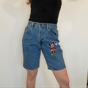 90s Minnie Mouse Denim Shorts